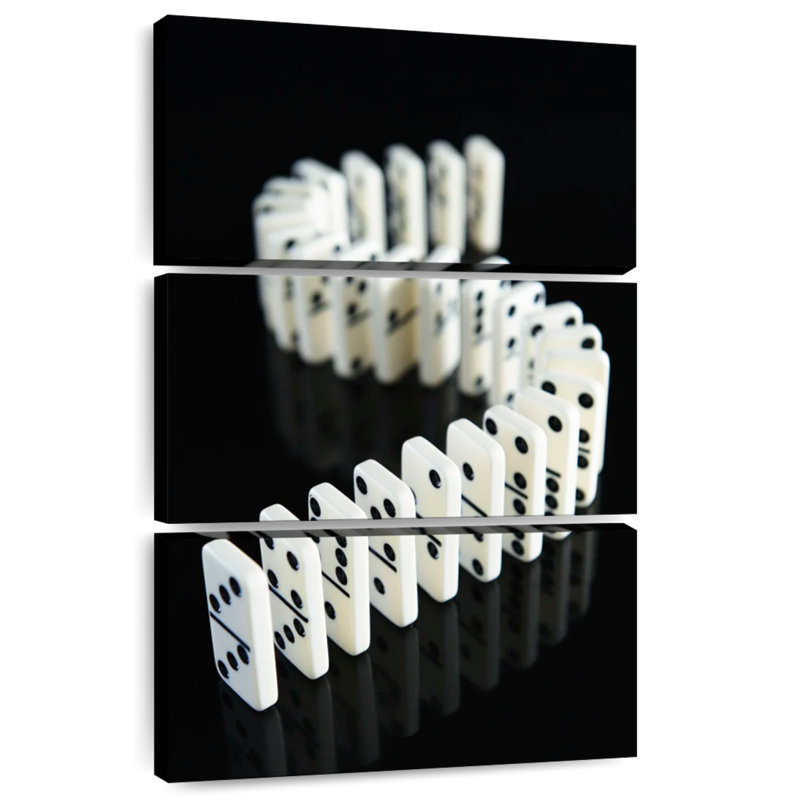 Senne S Shaped Domino Row, 32" H x 20" W