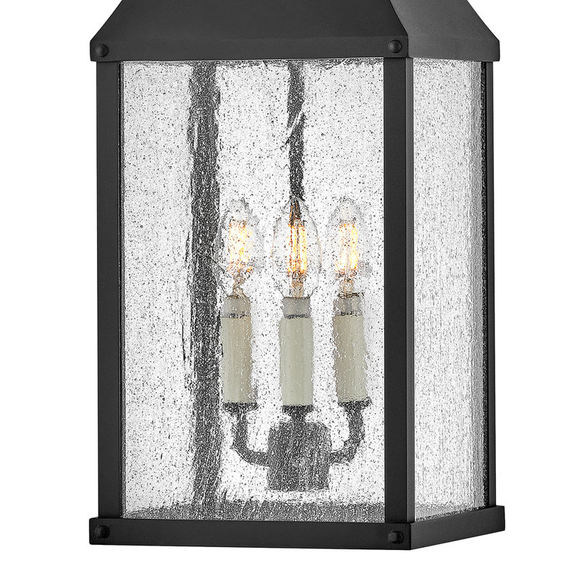 Beacon Hill 3-Light Outdoor Hanging Lantern, Museum Black