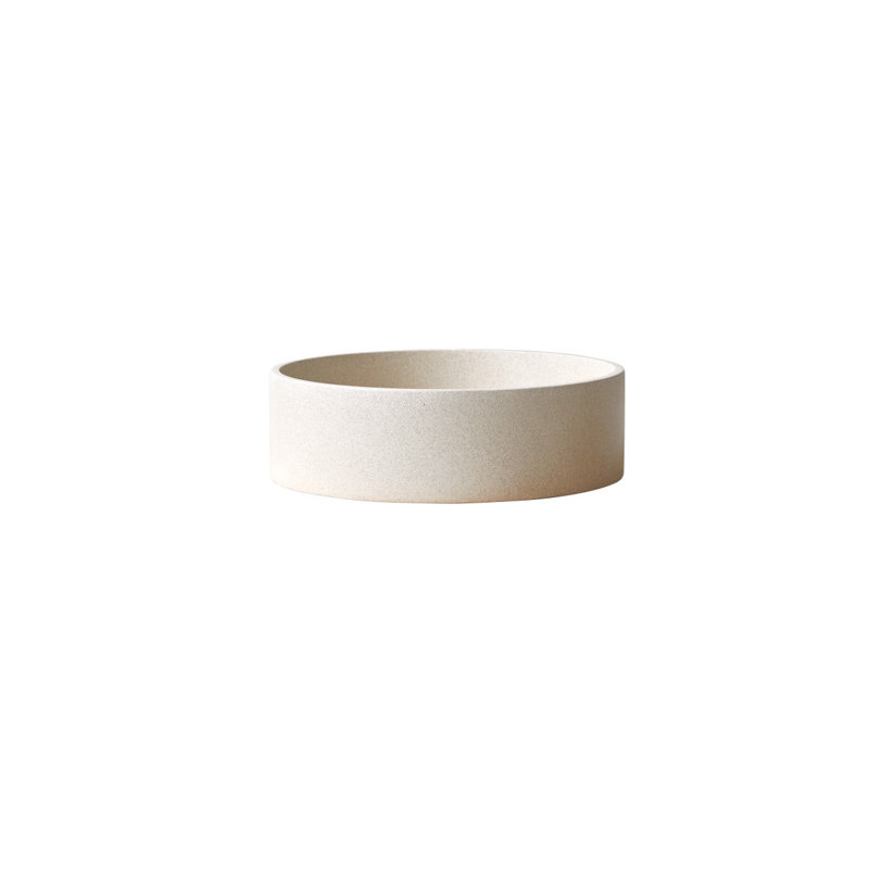 Gina Round Black Terrazzo Bathroom Sink, Cream
