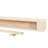 Modern Ember Autumn Floating Maple Wood Fireplace Mantel Shelf - With Angled Corner Accents-88155944-88155946