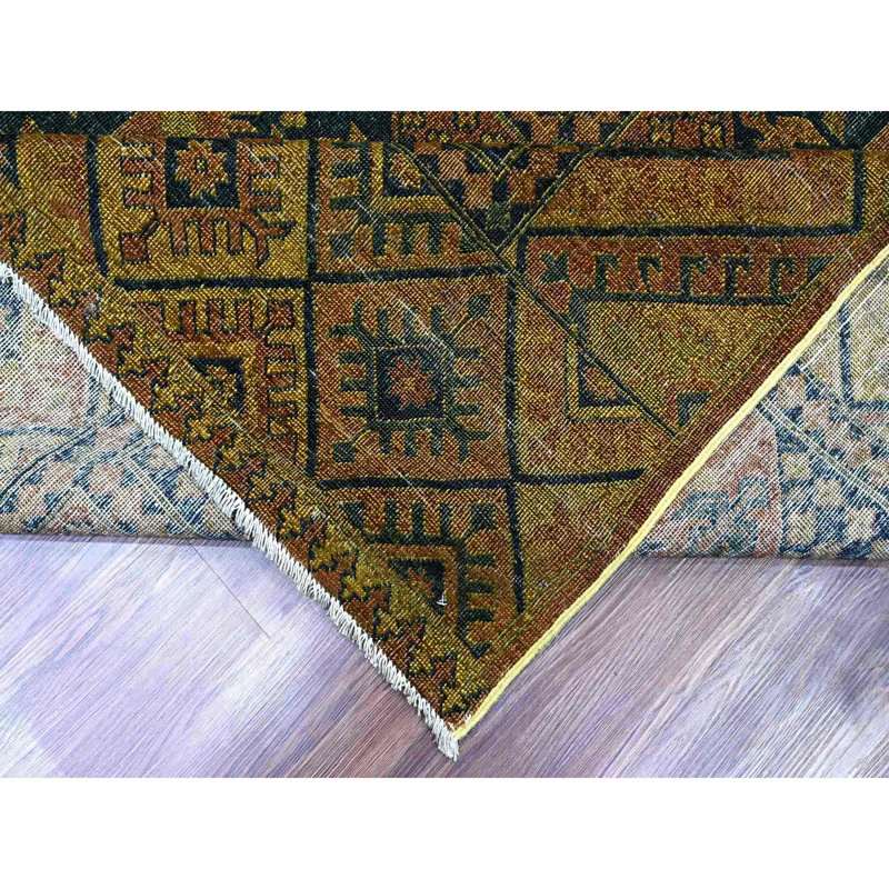 Tapis en laine pure noué à la main 8 pi 10 po x 12 pi 2 po brun 5 pi 25640 AF85547C483D242291E4D249F