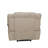 Beige Corduroy Recliner Chair
