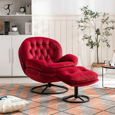 Chaise de salon avec repose-pieds Accent Chair