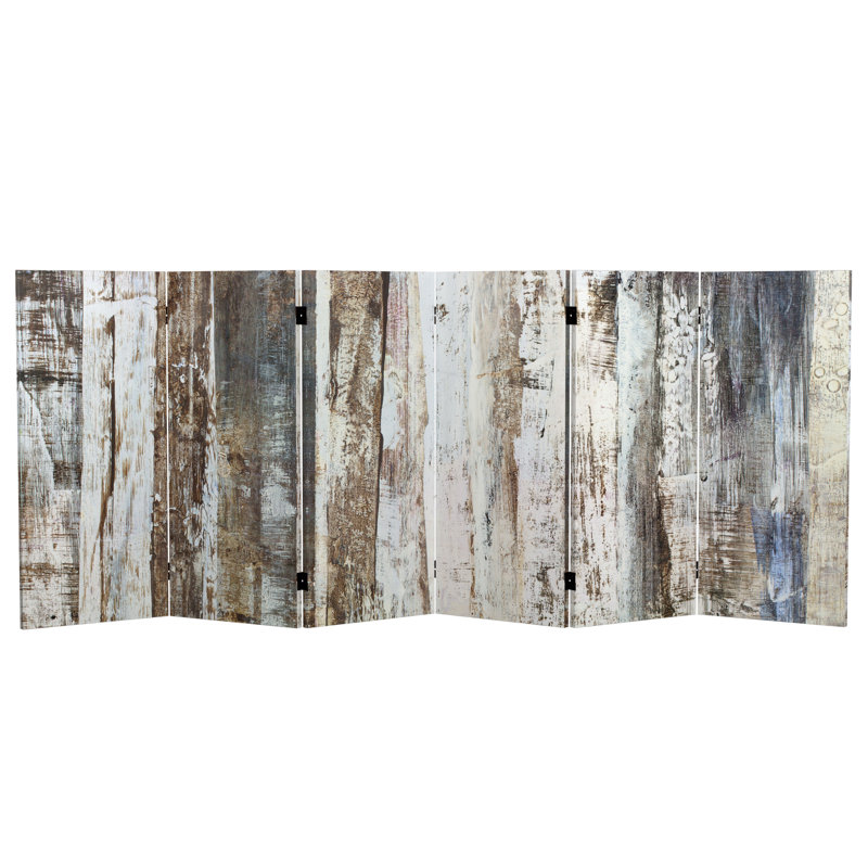 Kory Art Canvas Folding Room Divider, 3 ft Tall