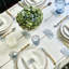 Coastal Palm Tree Blue Tablecloth-1771301866