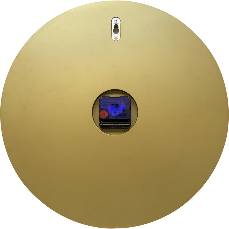 Horloge murale 15,5 po, Or