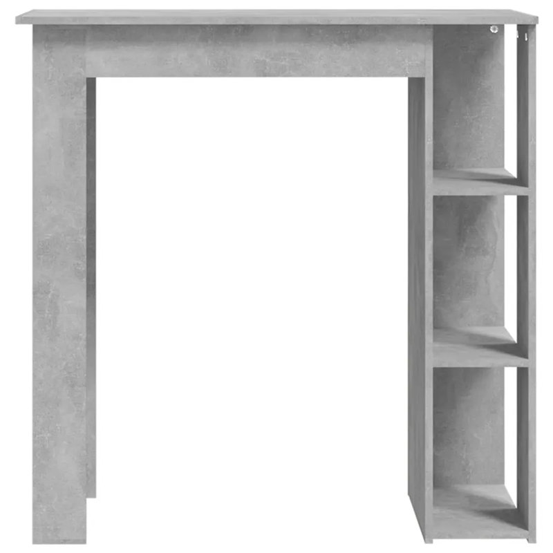 Isaiu 102Cm Dining Table, Concrete Grey