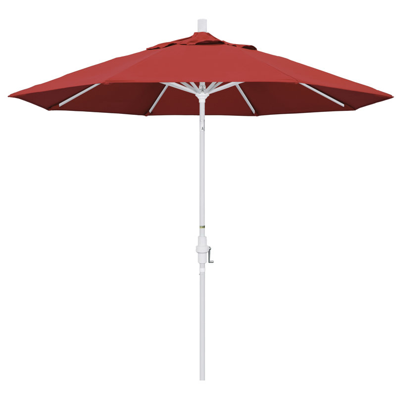 Parasol 9 'Market Sunbrella, Rouge - oléfine