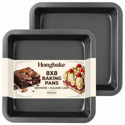Moule à gâteau rond, 8 po, moules à biscuits peu profonds, moules à gâteaux superposés avec poignées plus larges, moule à pizza circulaire antiadhésif, devoir de service, lavable au lave-vaisselle