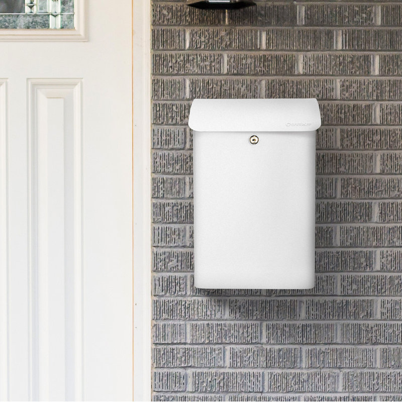 Wall-Mount Top Opening Mail Drop Box