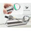 Ensemble d'injecteur de viande en acier inoxydable - 4 aiguilles anti-colmatage, piston amélioré + brosses de nettoyage / joints toriques pour la dinde / barbecue