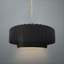 Luminaire suspendu tambour en céramique et en métal 1 lumière Gela-225933787-220279311-220279323