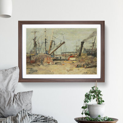 The Trawlers by Eugene Boudin - Picture Frame Painting