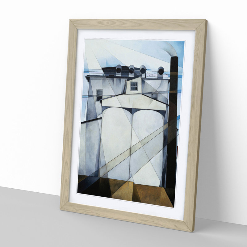 My Egypt by Charles Demuth - Picture Frame Painting, 36cm H x 27cm W x 2cm D, Oak Framed