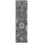Machine Washable Indoor/Outdoor Christain ACN1322 Gray Rug-109533032
