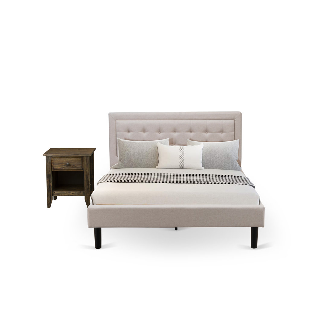 Fralick Upholstered Platform 2 Piece Bedroom Set Andover Mills™ 
