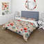 Ensemble de housse de couette Floral - Simplicity Nordic Red Floral Dreams-1092527677