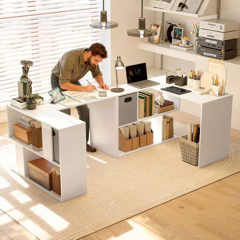 L-Shaped Computer Desk