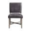 Chaise d'appoint grise Spady