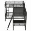 Metal Loft Bed Attached, With A Desk