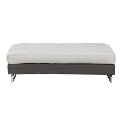 Canapé modulaire en cuir véritable Global United