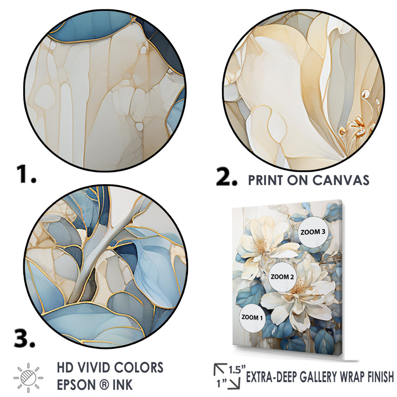 «Essence of Rhododendron Simplicity II», reproduction sur toile, Cadre simple noir, H 44 po x l 34 po x P 1,5 po
