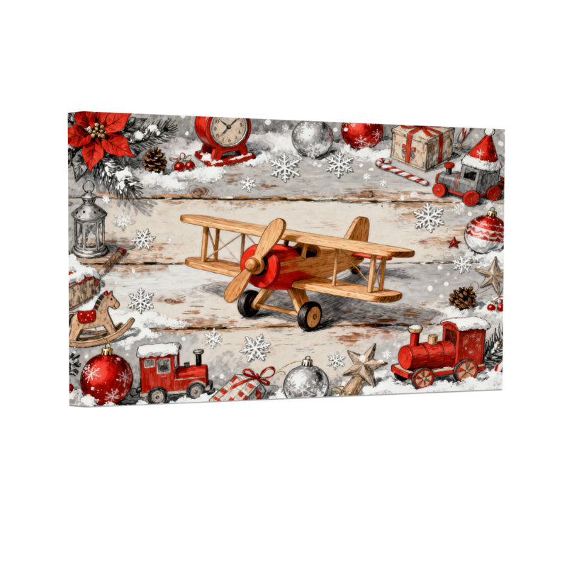 Décorations de Noël, H 20 po x l 30 po