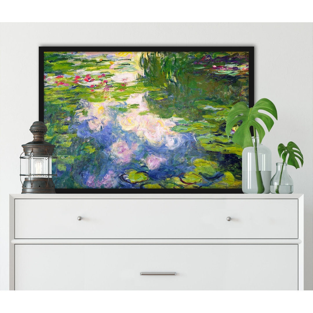 Gerahmter Kunstdruck Water Lilies II von Claude Monet