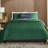 Lacoste Tiebreak Full/Queen Size 3-Piece Comforter Set, Premium Cotton Percale Cover with Microfiber Fill, Soft Breathable All-Season, Green-124580152-112985312