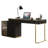 Dibora Glass Excutive Desk with Built in Outlets-1708468627-1708468667