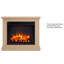 ASHBOURNE FLAMME 82cm W Electric Fireplace-1246989339