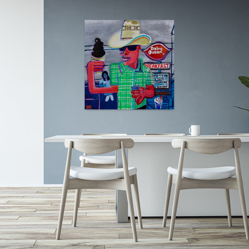 Art contemporain Art contemporain, H 18 po x l 18 po