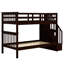 Lit superposé Twintwin avec rangement spacieux et garde-corps pour le rangement dans la chambre à coucher, utilisation-705060717