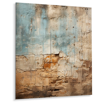 «Hebrew Western Wall Collage I», impression d'art mural sur métal