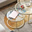 Lieselore Frame Coffee Table Set With Glass Top -1327451280