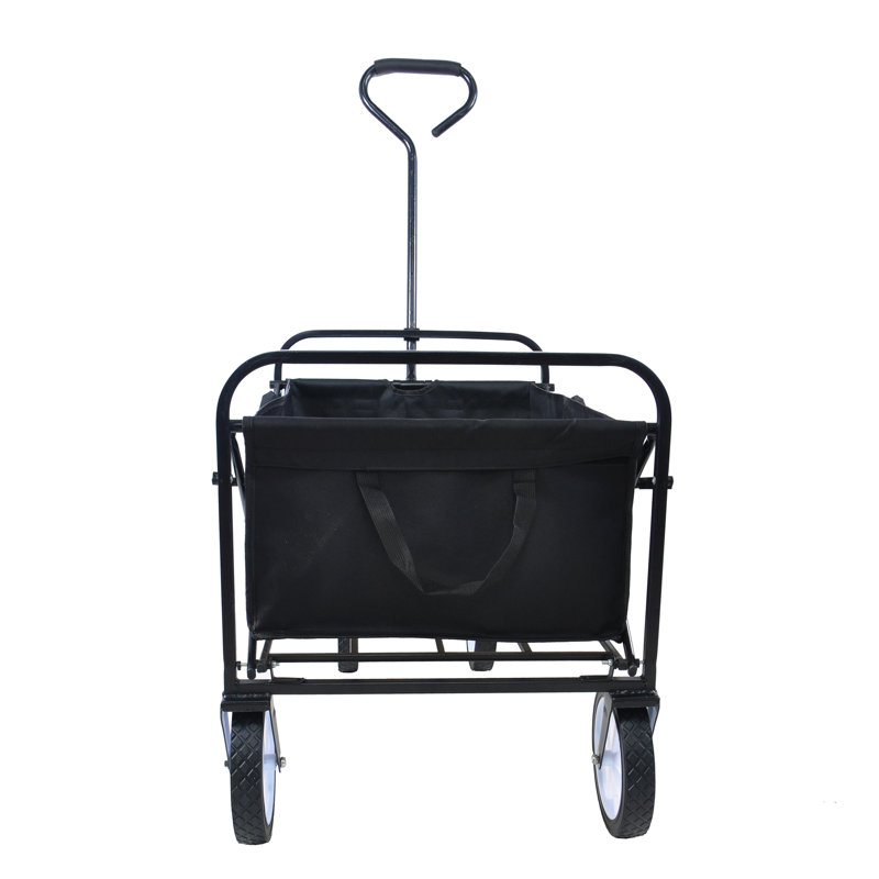 Chariot de plage pliant Wagon Garden (noir)