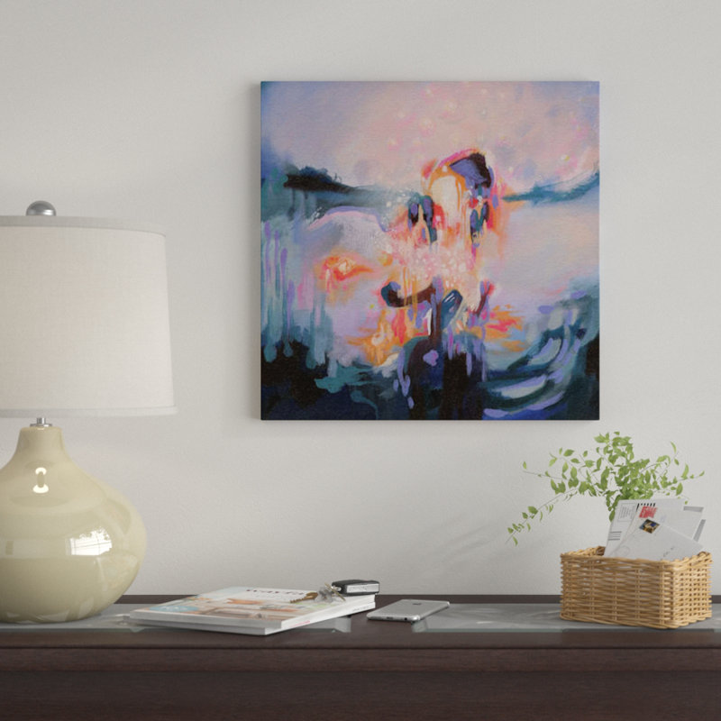 « spark » par stéphanie corfee, impression sur toile, H 24 po x l 24 po x P 1 po, Papier d'art encadré noir, Blanc