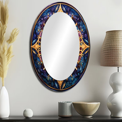 Miroir mural rétro bohémien