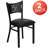 Prompton Coffee Back Metal Restaurant Chair-587388518
