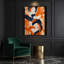 Abstrait aquarelle 68, art mural sur toile beige-241714430