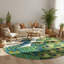 Tapis décoratif à motif paon-100124492
