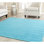 Tapis en laine turquoise touffeté à la main Moreau