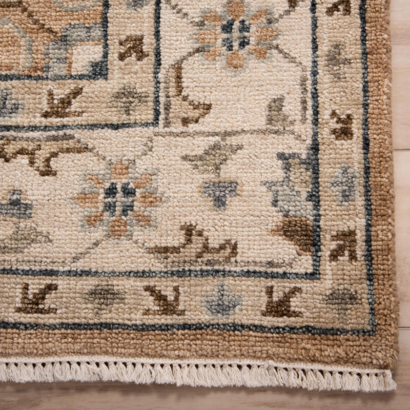 Tapis 100% laine noué à la main