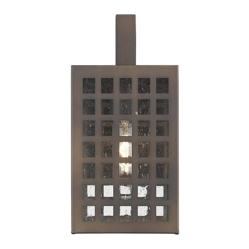 Applique murale d'extérieur 1 lumière Letzel, Bronze huilé
