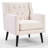 29" Wide Contemporary Soft Upholstered Tufted Armchair With Solid Wood Legs-105943221