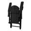 Chaise Adirondack d'extérieur réglable et pliante avec repose-pieds dissimulé et table d'appoint ronde-426337643