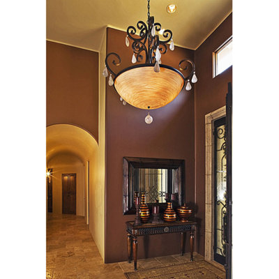 Luminaire suspendu de 43 po de largeur Jeri