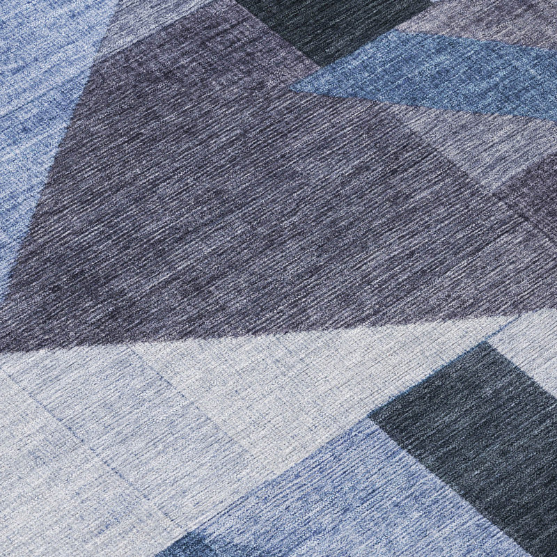 Machine Washable Indoor/Outdoor Wagenen ACN2365 Geometric Rug, Rectangle 10' x 14'