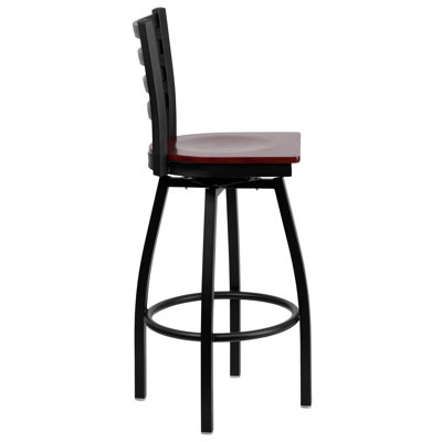 Lomonaco Swivel Upholstered Counter Stool