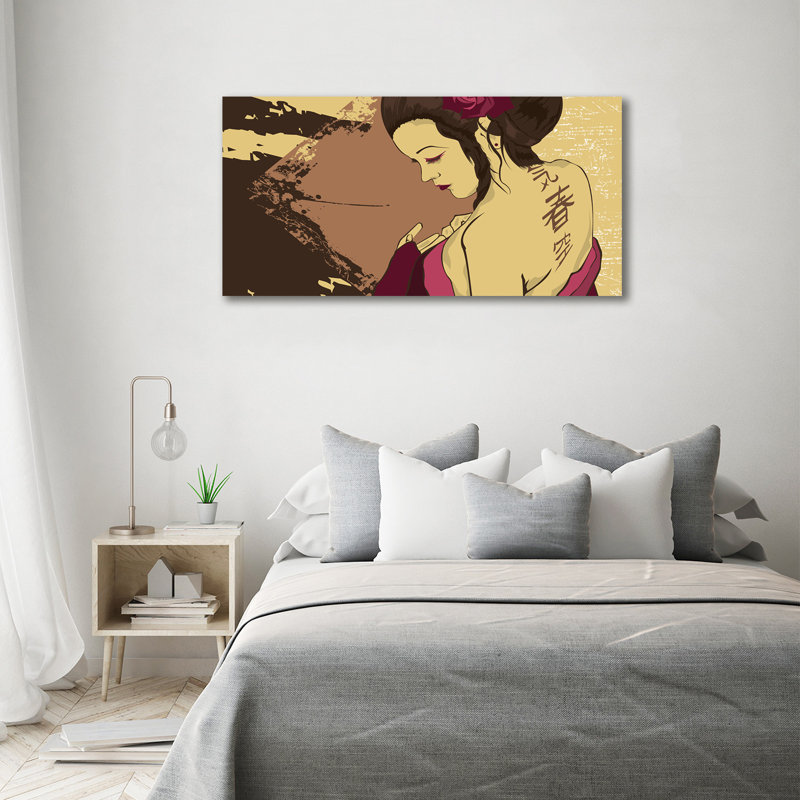 Geisha - Wrapped Canvas Print